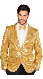 Gouden pailletten jas