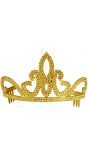 Gouden prinsesjes tiara
