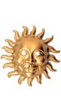 Gouden pvc zon masker