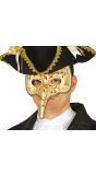 Gouden Venetiaans masker met neus