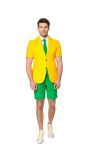 Groen geel Opposuits zomer kostuum
