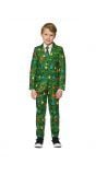 Groen kerstboom light-up Suitmeister kostuum jongens