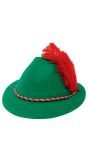 Groene Duitse hoed