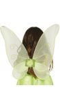 Groene glitter Tinkerbell vleugels