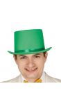 Groene hoge hoed luxe