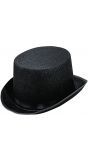 Grote zwarte hoge hoed