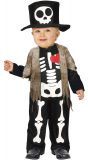 Halloween skelet kostuum baby
