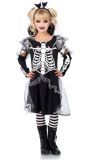 Halloween skeletten jurk