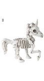 Halloween unicorn skelet decoratie