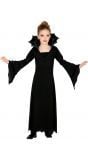 Halloween zwarte vampier jurk meisje