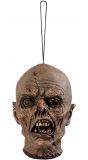 Hangend voodoo zombie hoofd decoratie