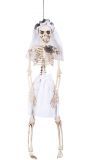 Hangende skelet bruidsjurk decoratie