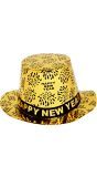 Happy New Year hoge hoed goud