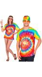 Hippie tie dye shirt carnaval