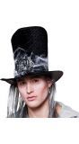 Hoge gothic Zoran hoed met haar