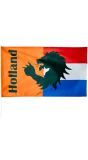 Holland oranje supporters vlag
