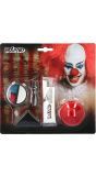 Horror clown make-up setje met accessoires