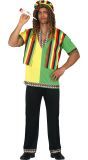 Jamaicaanse bob marley kostuum man