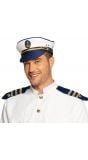 Kapitein Jody marine pet wit