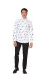 Kerst pinguins blouse Opposuits wit