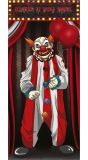 Killer clown deur decoratie