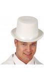 Klassieke witte hoge hoed