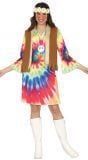 Kleurrijk hippie jurk dames