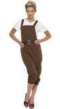 Landwerker outfit bruin dames