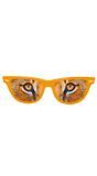 Leeuwenogen feestbril oranje