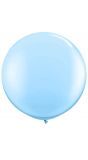 Lichtblauwe ballon XL 90cm