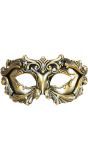 Luxe bronzen barones oogmasker