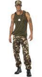 Luxe camouflage soldaat outfit