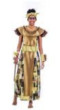 Luxe gouden Afrikaanse jurk