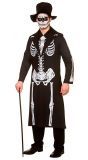 Luxe skelet kostuum