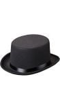 Luxe zwarte hoge hoed