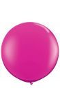 Magenta roze ballon XL 90cm