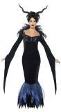 Maleficent zwart vrouwen kostuum