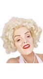 Marilyn Monroe masker met haar