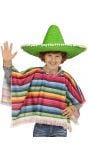 Meerkleurige mexicaanse poncho kind
