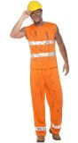 Mijnwerker oranje kostuum