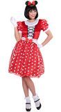 Minnie Mouse dames kostuum