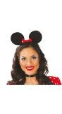 Minnie Mouse oren met rode strik