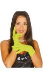 Neon groene handschoenen dames