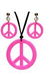 Neon roze hippie juwelen