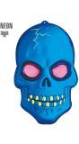 Neon skelet decoratie masker