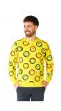 Opposuits Gele Smileys Sweater Heren