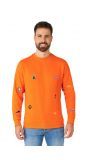 Opposuits Hup Holland oranje Deluxe Sweater Heren