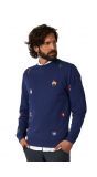 Opposuits Kerstmis - Navy Sweater Heren