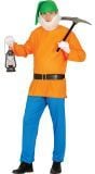 Oranje dwerg kostuum