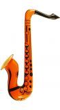 Oranje opblaasbare saxofoon